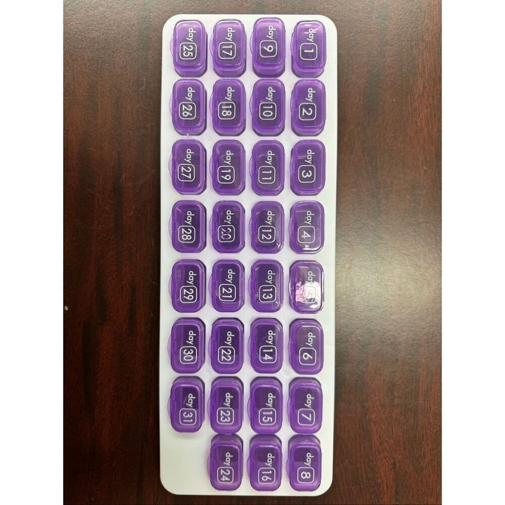 31 Days Daily Pill Container